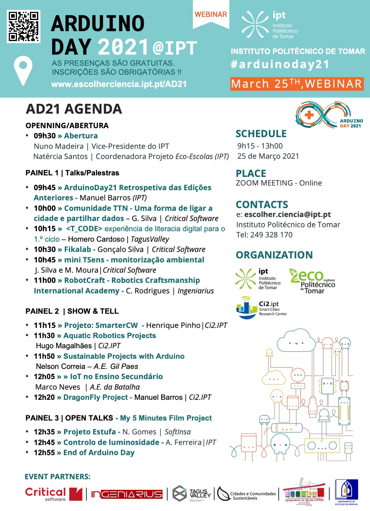 Programa do ArduinoDay 2021